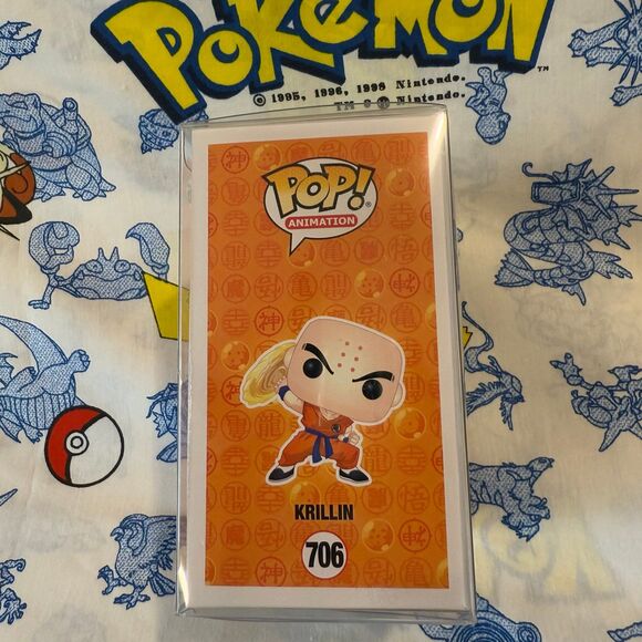 Funko Pop! Dragon Ball Z Krillin with Destructo Disc #706 - Picture 4 of 6